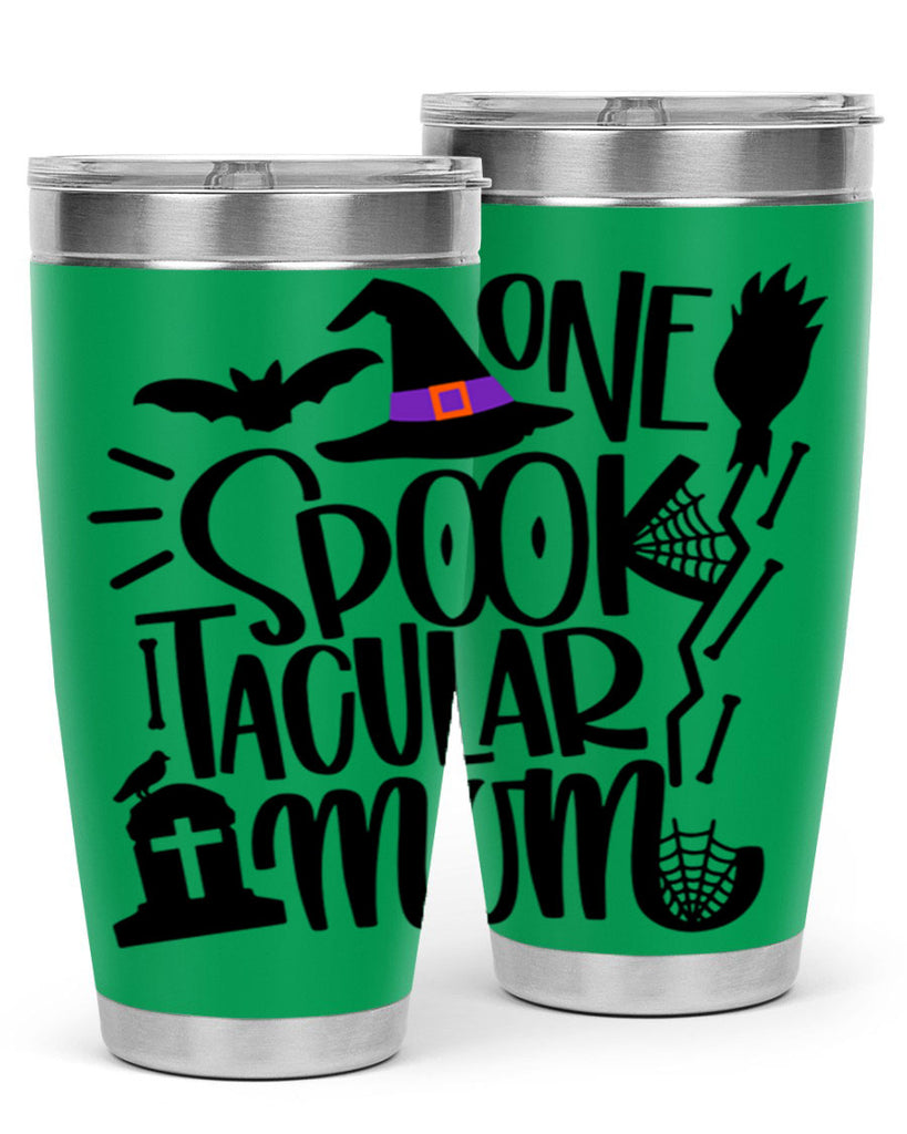 one spooktacular mom 34#- halloween- Tumbler