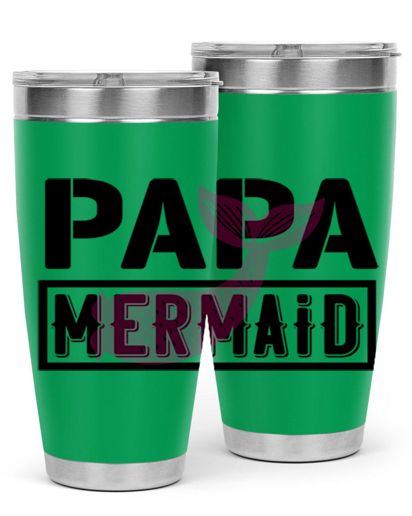 papa mermaid 533#- mermaid- Tumbler