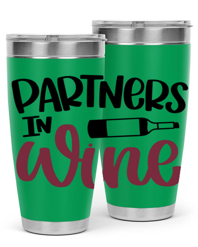 partners in wine 32#- wine- Tumbler