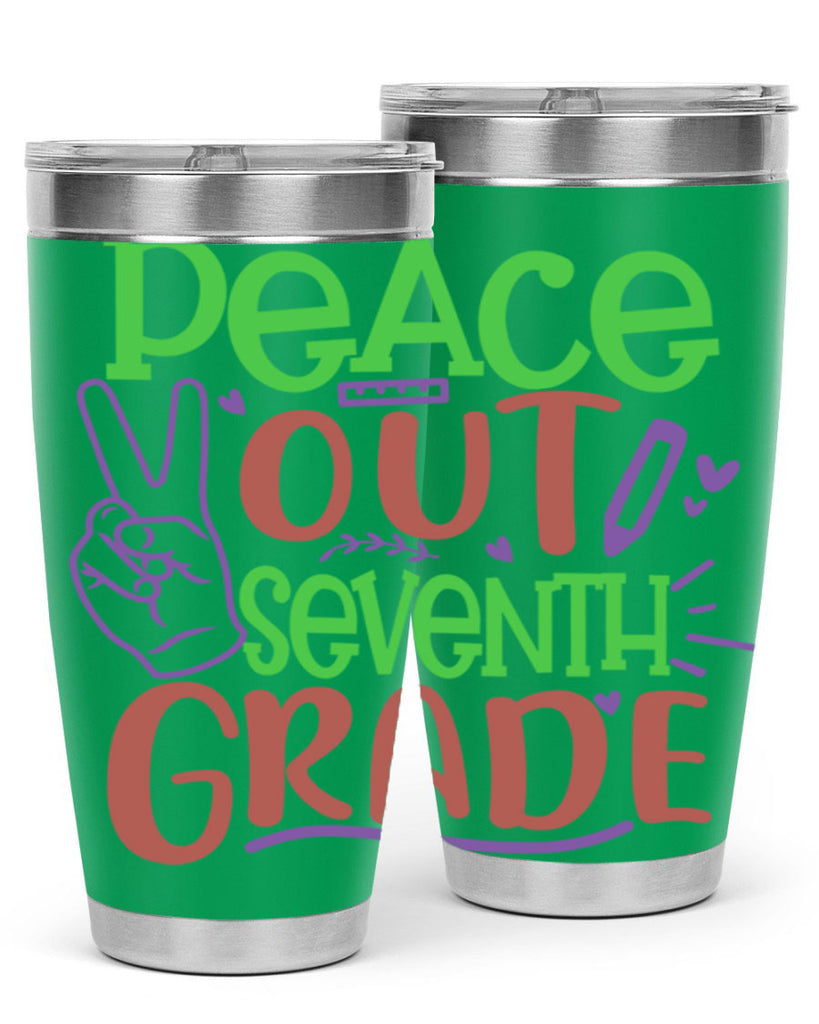 peace out 7th grade 2#- 7th grade- Tumbler
