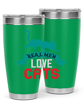 real man love cats o Style 112#- cat- Tumbler