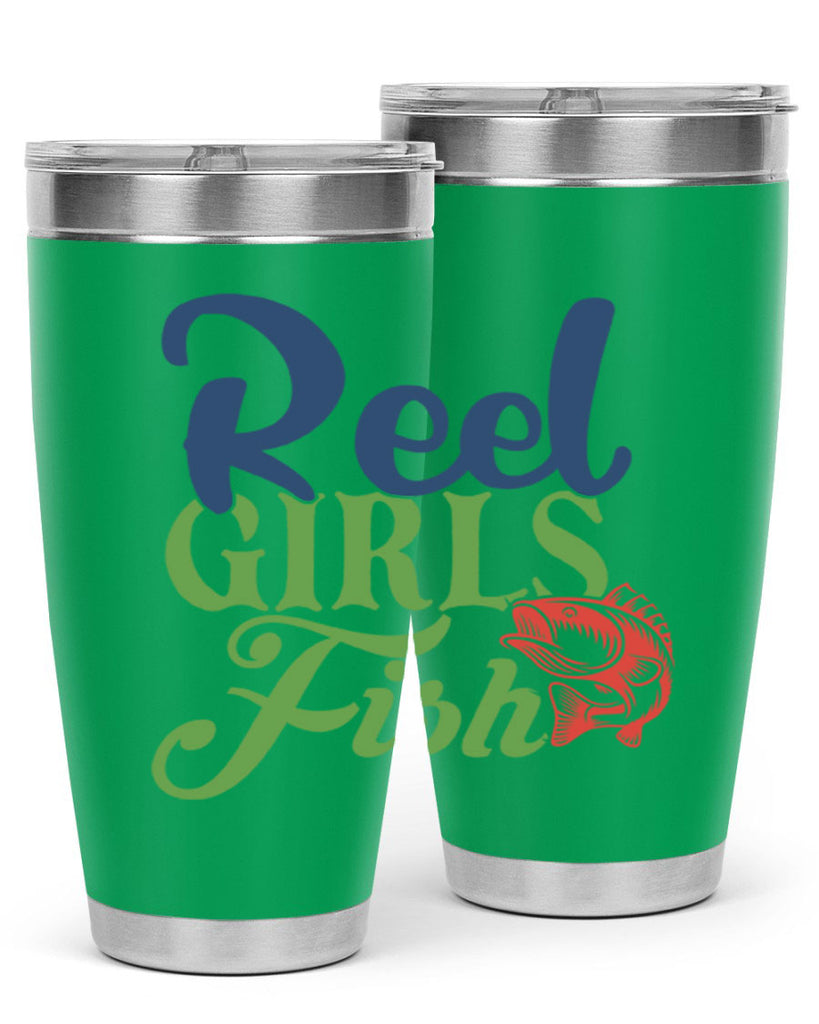 reel girls fish 199#- fishing- Tumbler