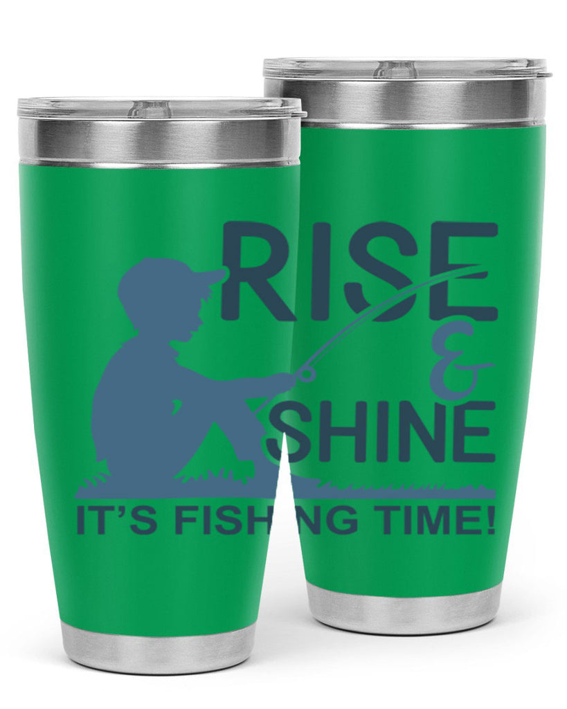 rise shine 41#- fishing- Tumbler