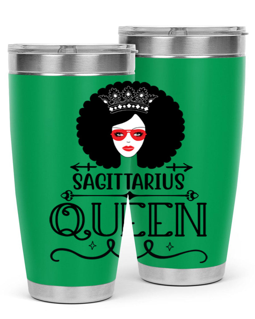 sagittarius queen 414#- zodiac- Tumbler