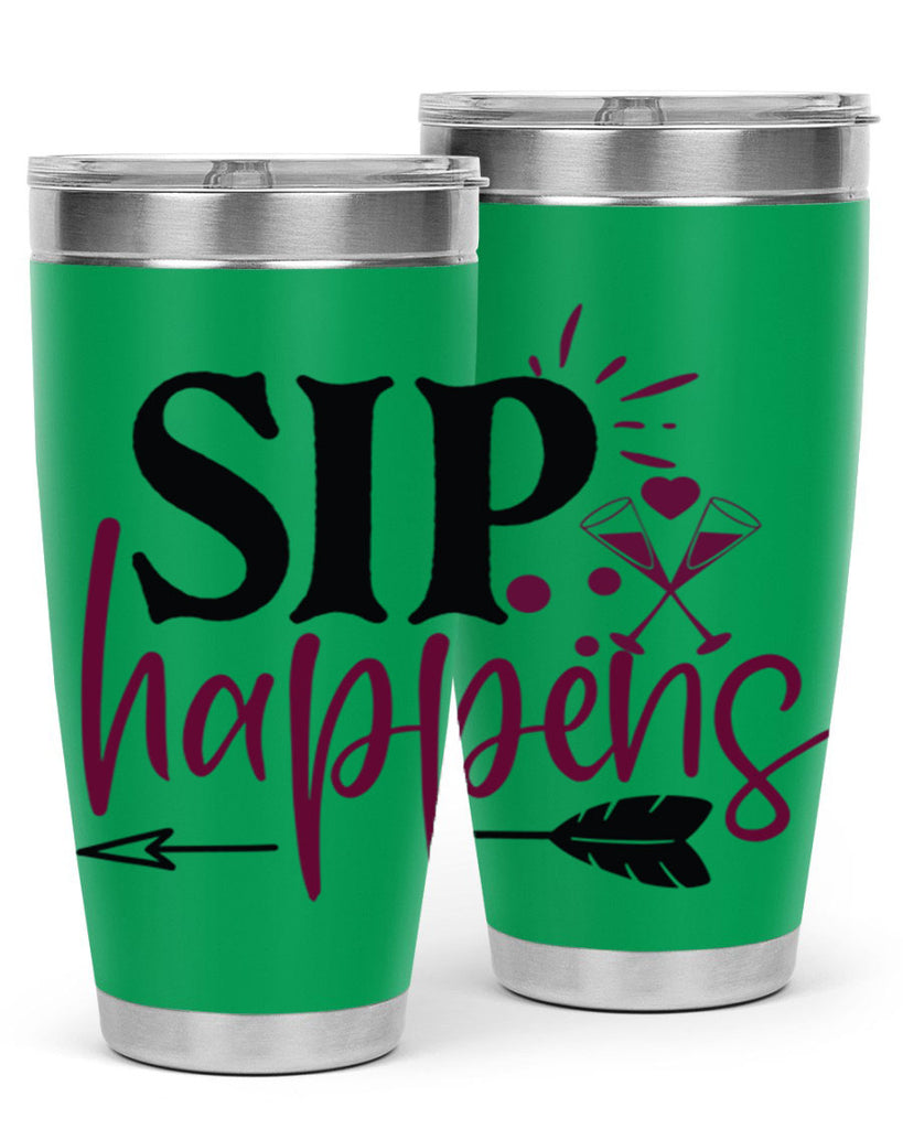 sip happens 164#- wine- Tumbler