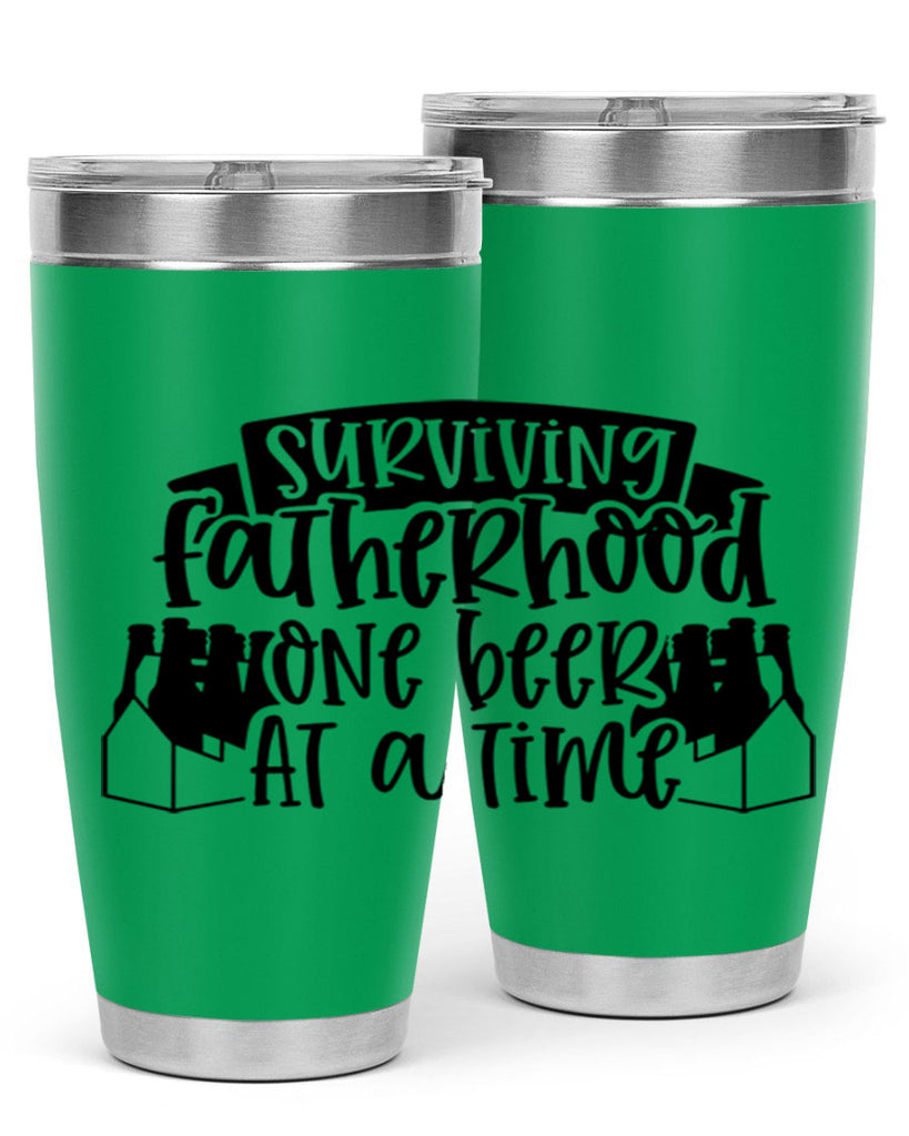 surviving fatherhood one beer at a time 19#- fathers day- Tumbler