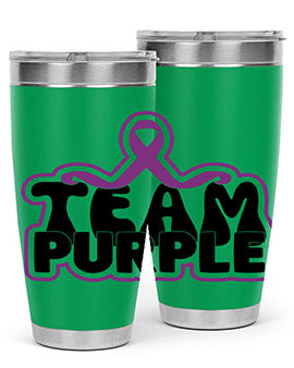 team purple 216#- alzheimers- Tumbler