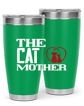 the cat mother Style 117#- cat- Tumbler