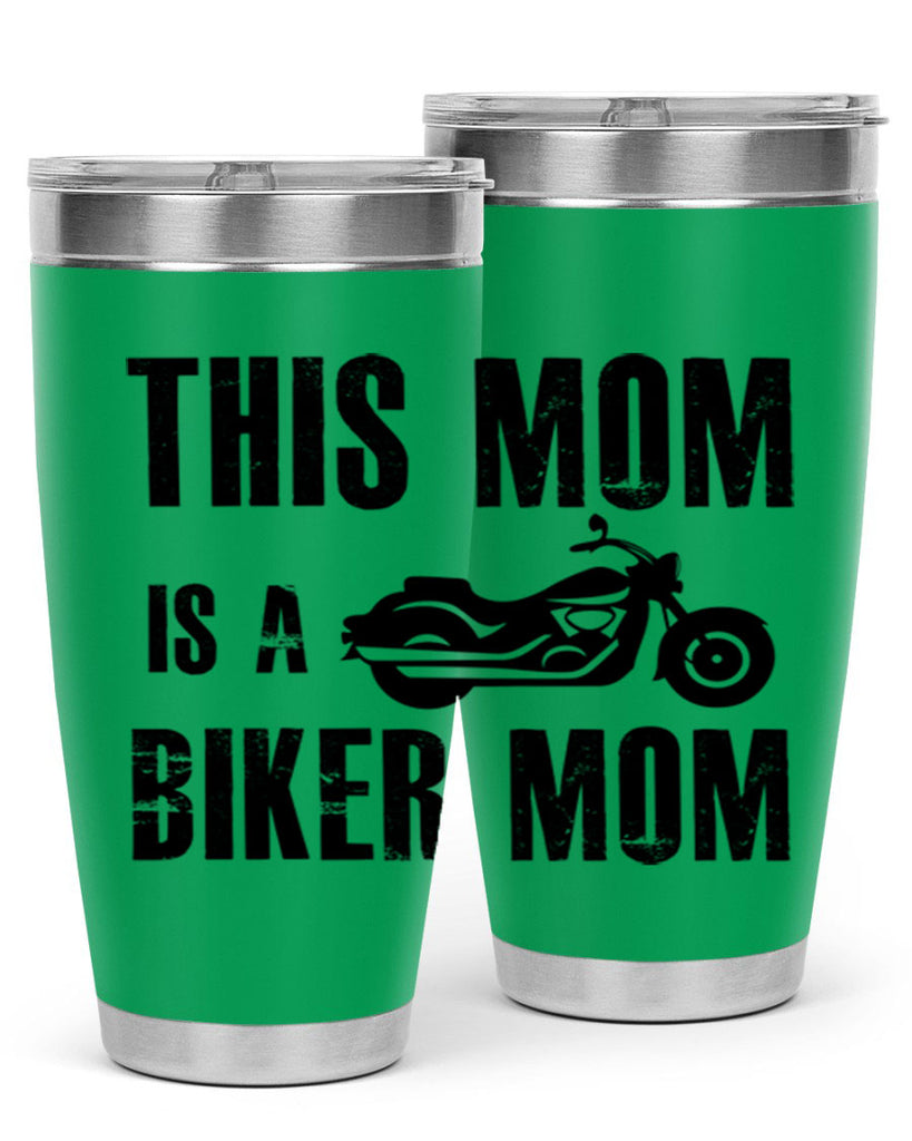 this mom is a biker mom 35#- mom- Tumbler