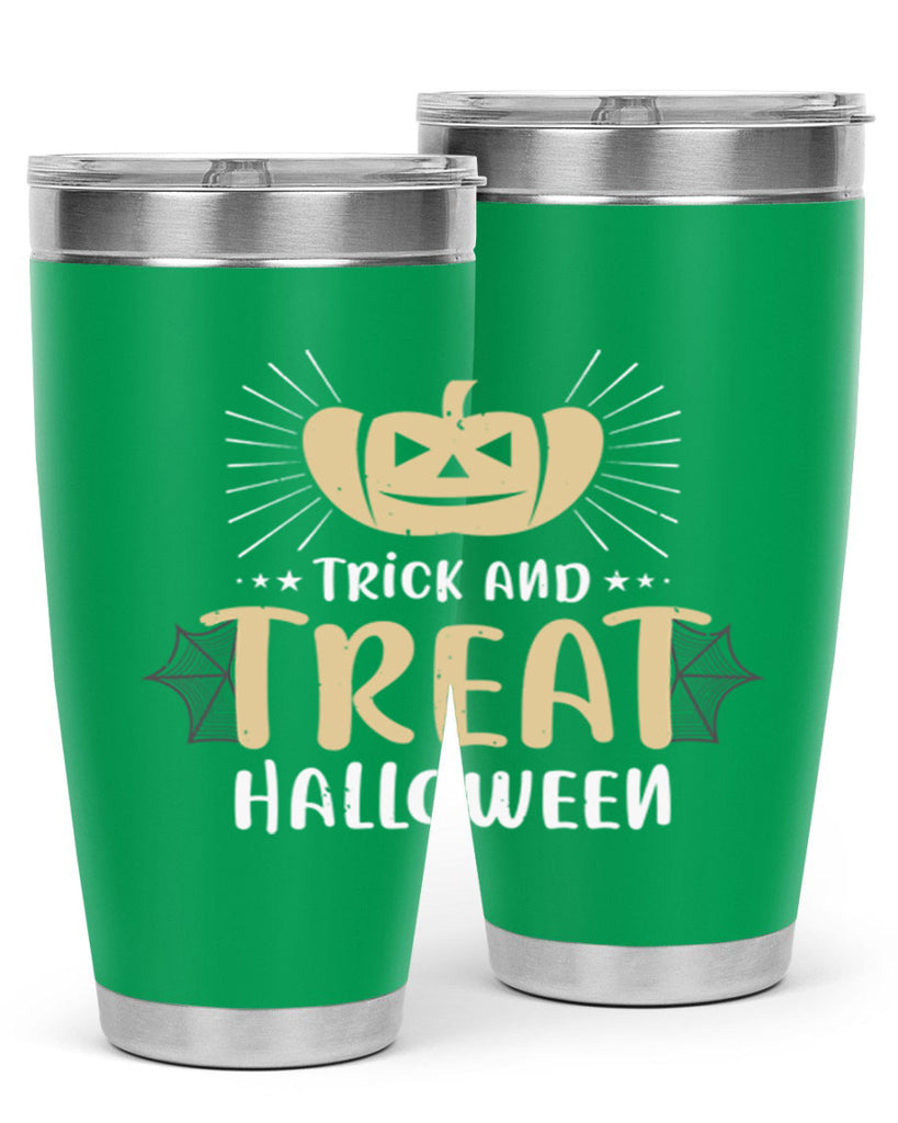 trick and treat halloween 125#- halloween- Tumbler