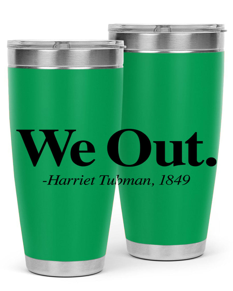 we out harriet tubman 12#- black words phrases- Cotton Tank