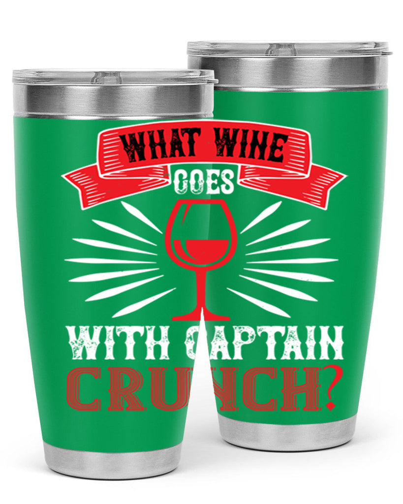 what wine goes with captain 10#- wine- Tumbler