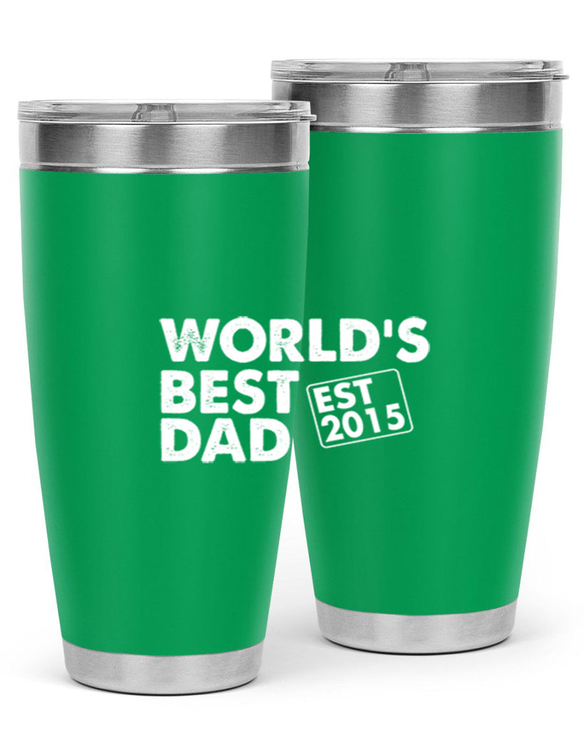 world is best dad est m 62#- dad- Tumbler