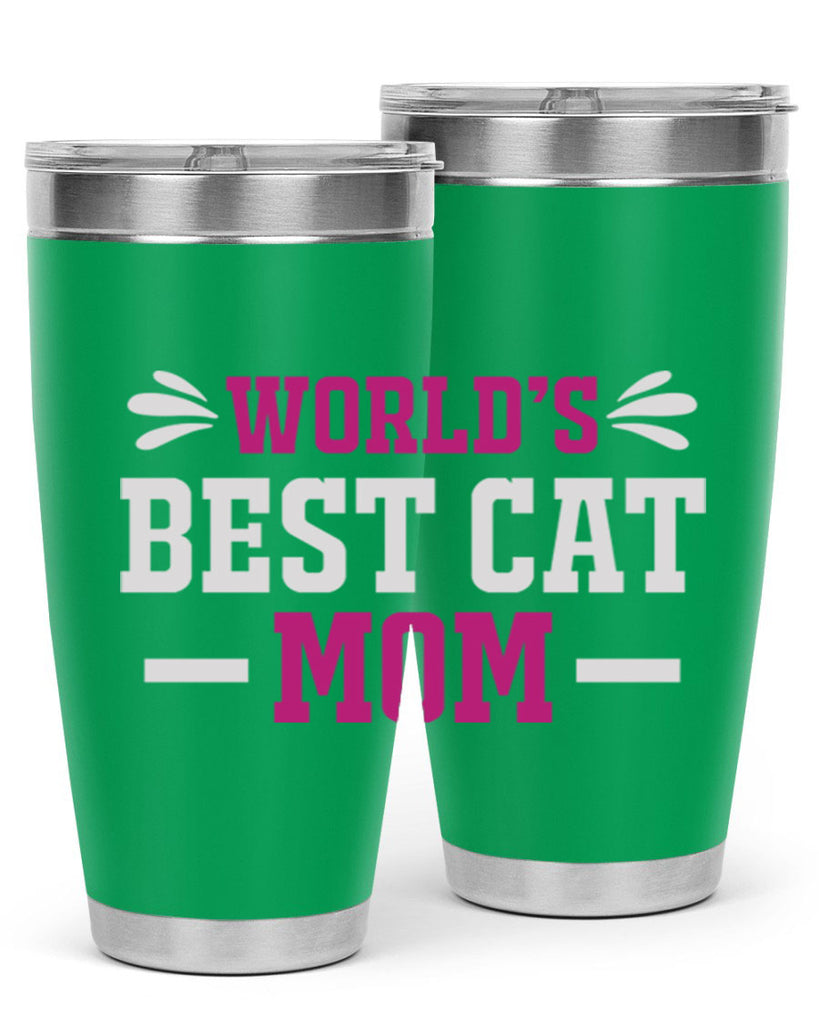 world’s best cat mom 17#- mom- Tumbler