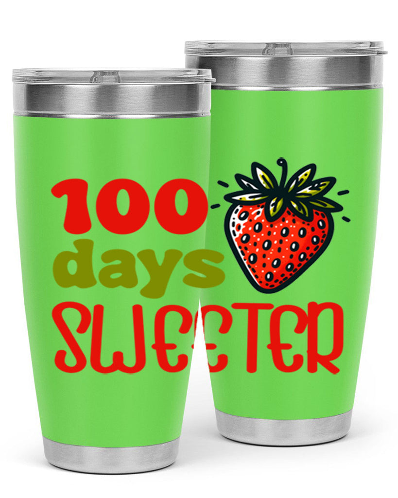 100 days sweeter Sublimation 34#- 100 days of school- Tumbler