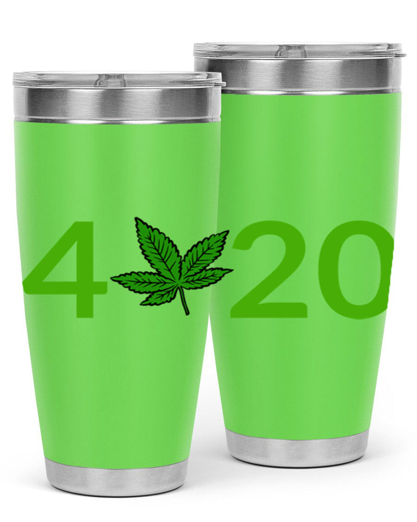 4 cannabis 20#- marijuana- Tumbler