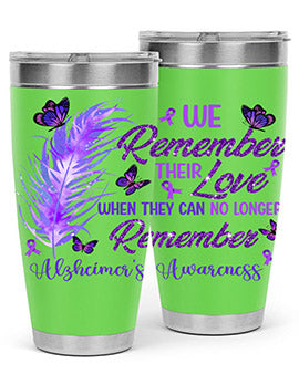 AlzheimerS Awareness Remember Love 19#- alzheimers- Tumbler