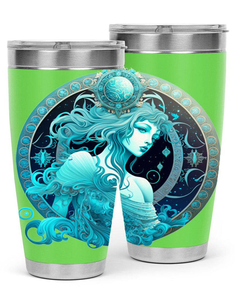 Aquarius 63#- zodiac- Tumbler