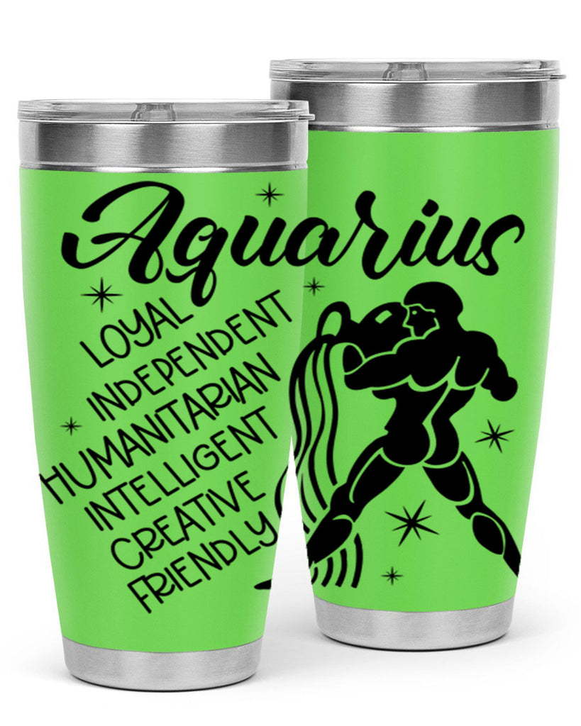 Aquarius 72#- zodiac- Tumbler