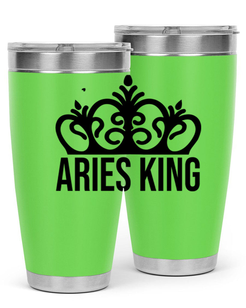 Aries king 107#- zodiac- Tumbler