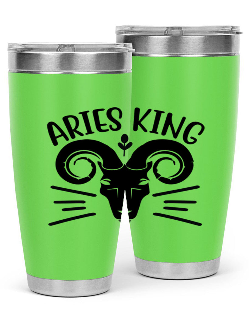 Aries king 109#- zodiac- Tumbler