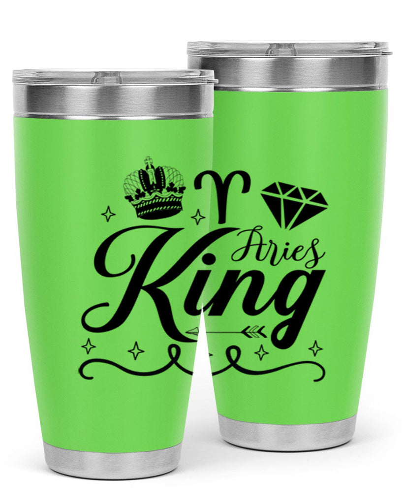 Aries king 111#- zodiac- Tumbler