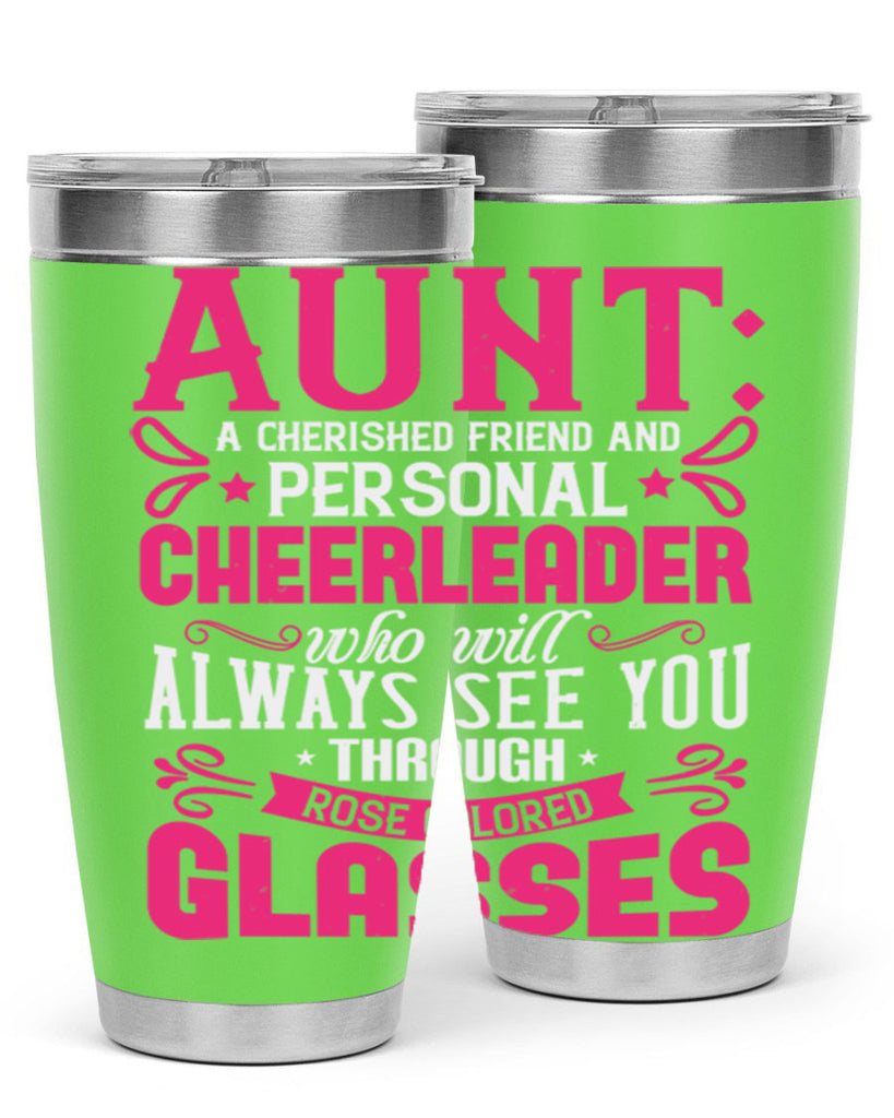 Aunt A cherished friend and personal cheerleader Style 70#- aunt- Tumbler