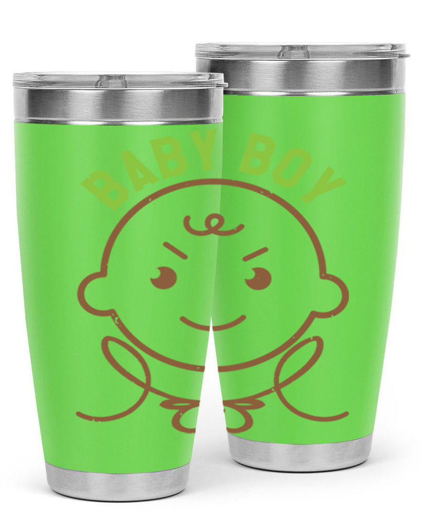 Baby Boy Style 4#- baby shower- tumbler