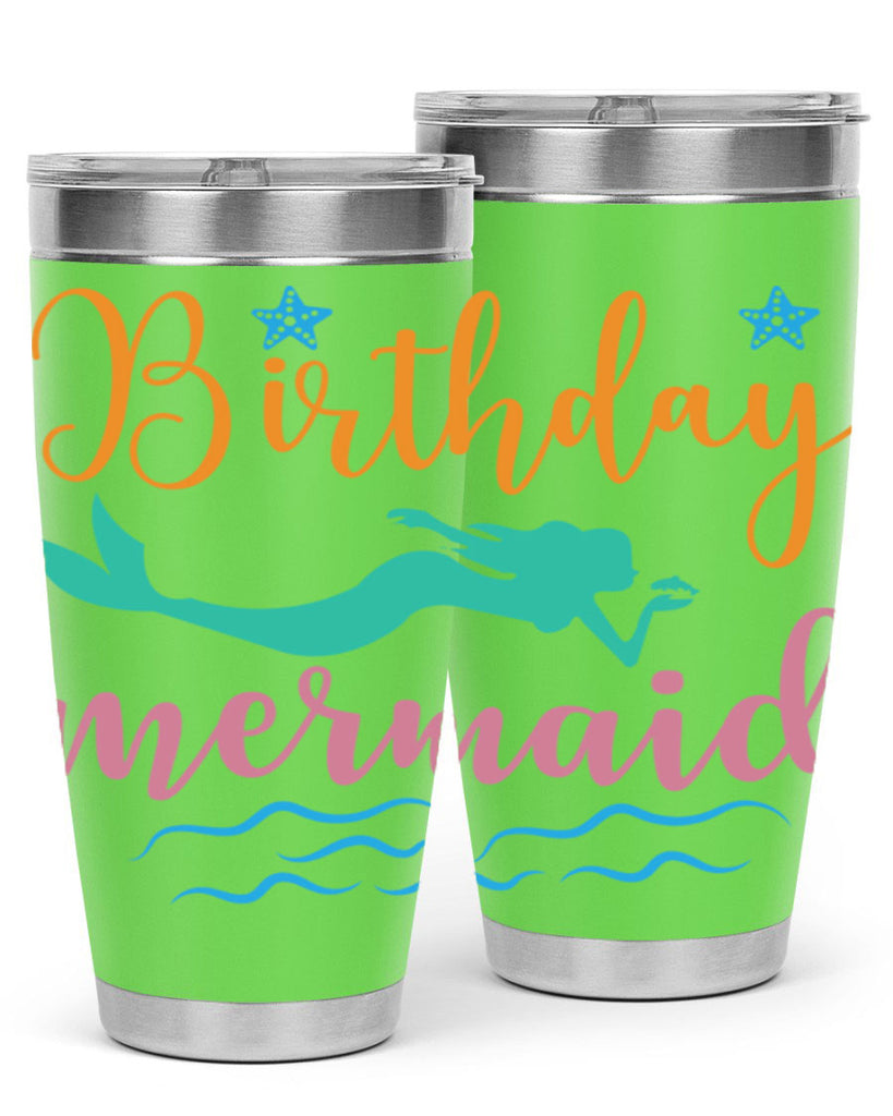 Birthday Mermaid Design 79#- mermaid- Tumbler