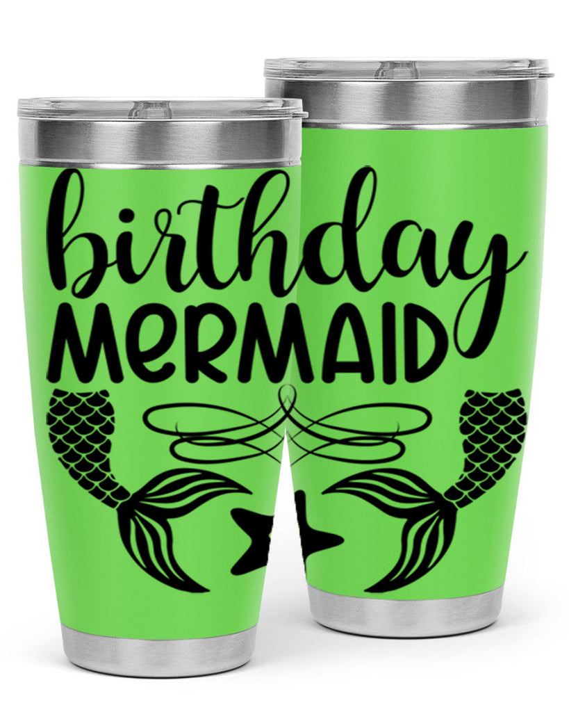Birthday mermaid 76#- mermaid- Tumbler