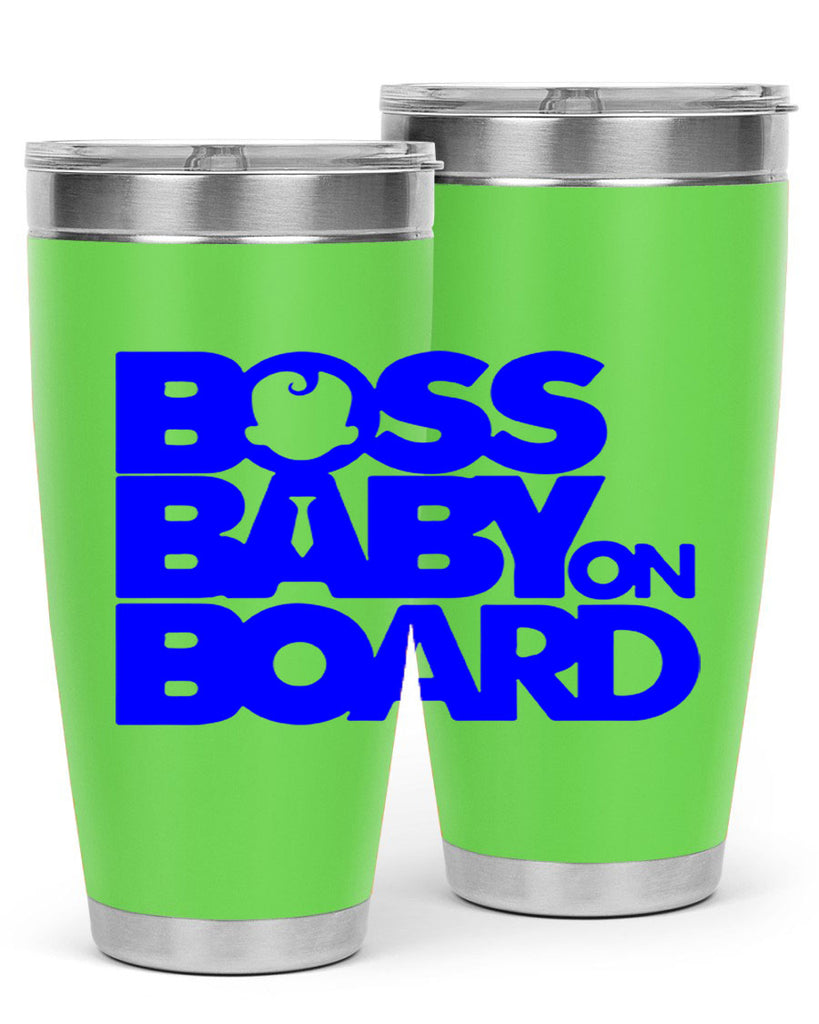 Boss Baby On Board 2#- black words phrases- Cotton Tank