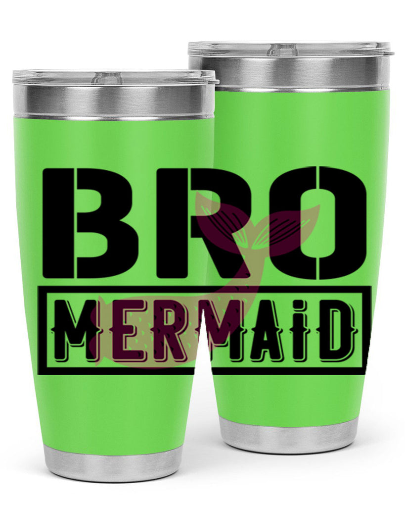 Bro mermaid 85#- mermaid- Tumbler