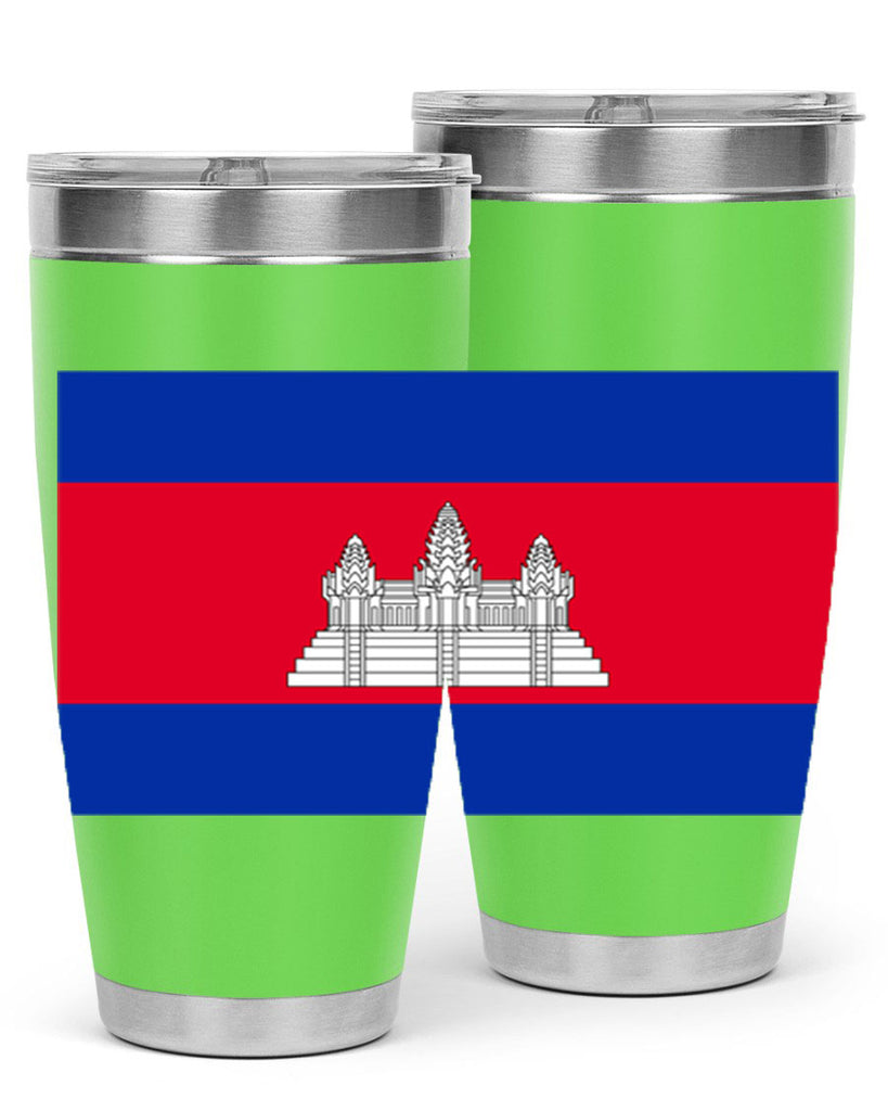 Cambodia 168#- world flags- Tumbler