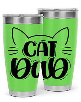 Cat Dad Style 81#- cat- Tumbler