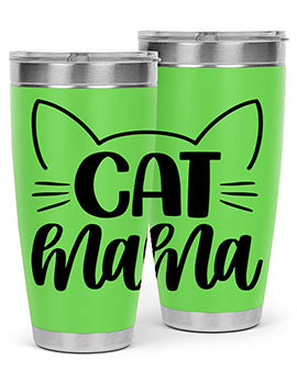 Cat Mama Style 84#- cat- Tumbler