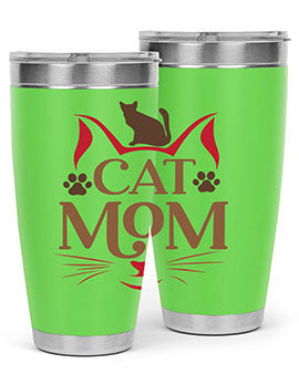 Cat Mom Style 6#- cat- Tumbler