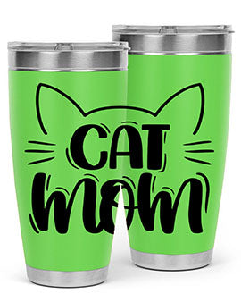 Cat Mom Style 85#- cat- Tumbler