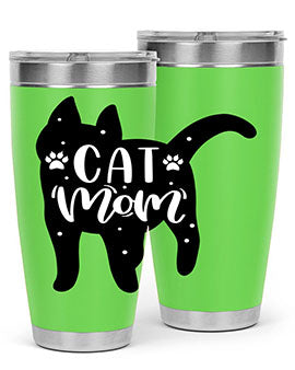 Cat Mom Style 86#- cat- Tumbler