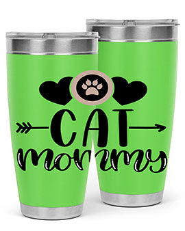 Cat Mommy Style 87#- cat- Tumbler