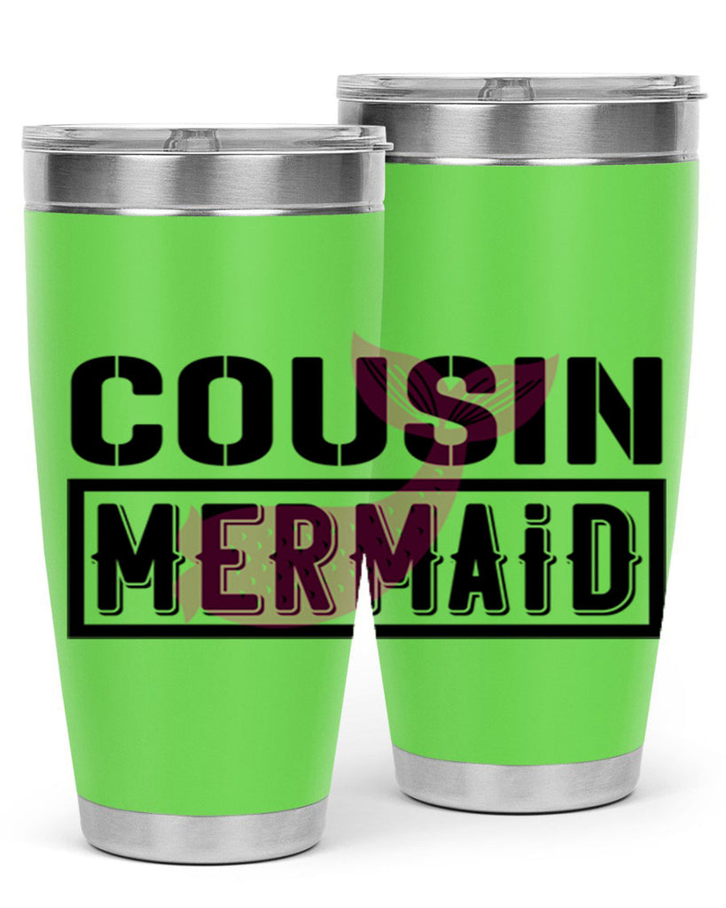 Cousin mermaid 87#- mermaid- Tumbler