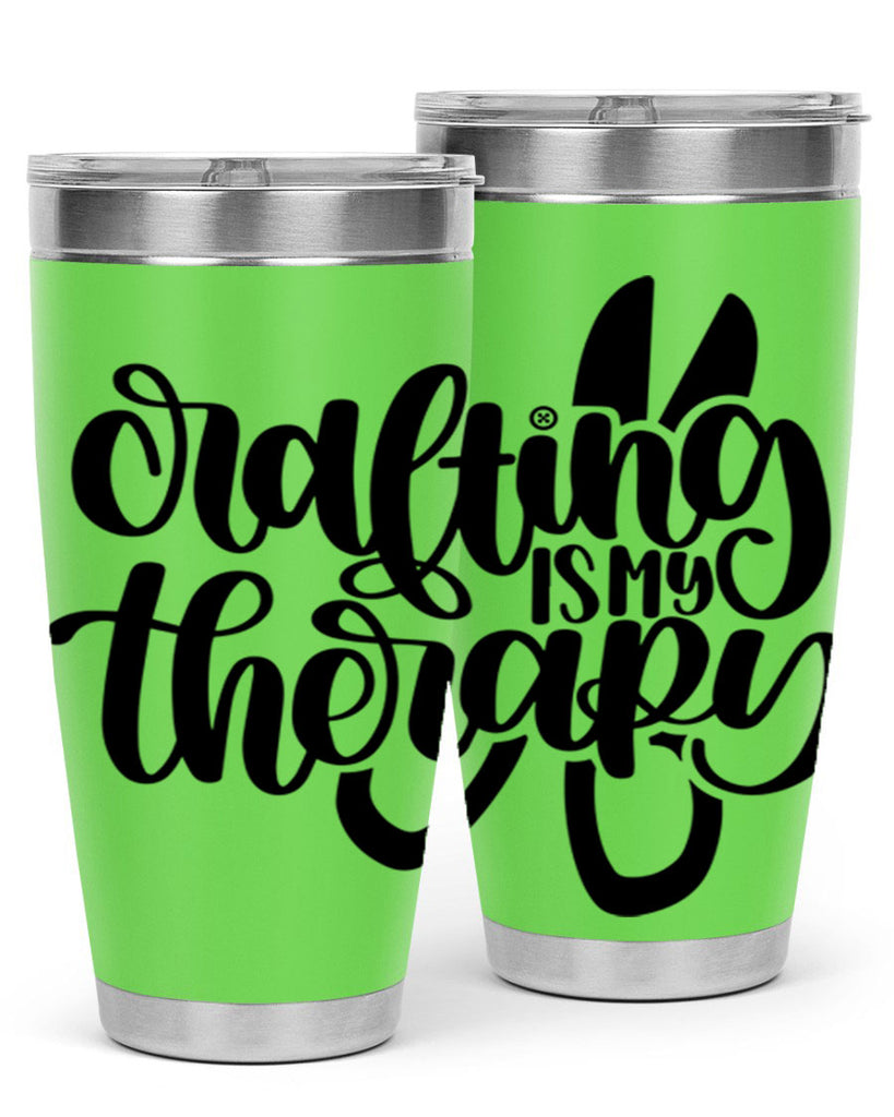 Crafting Is My Therapy 33#- crafting- Tumbler