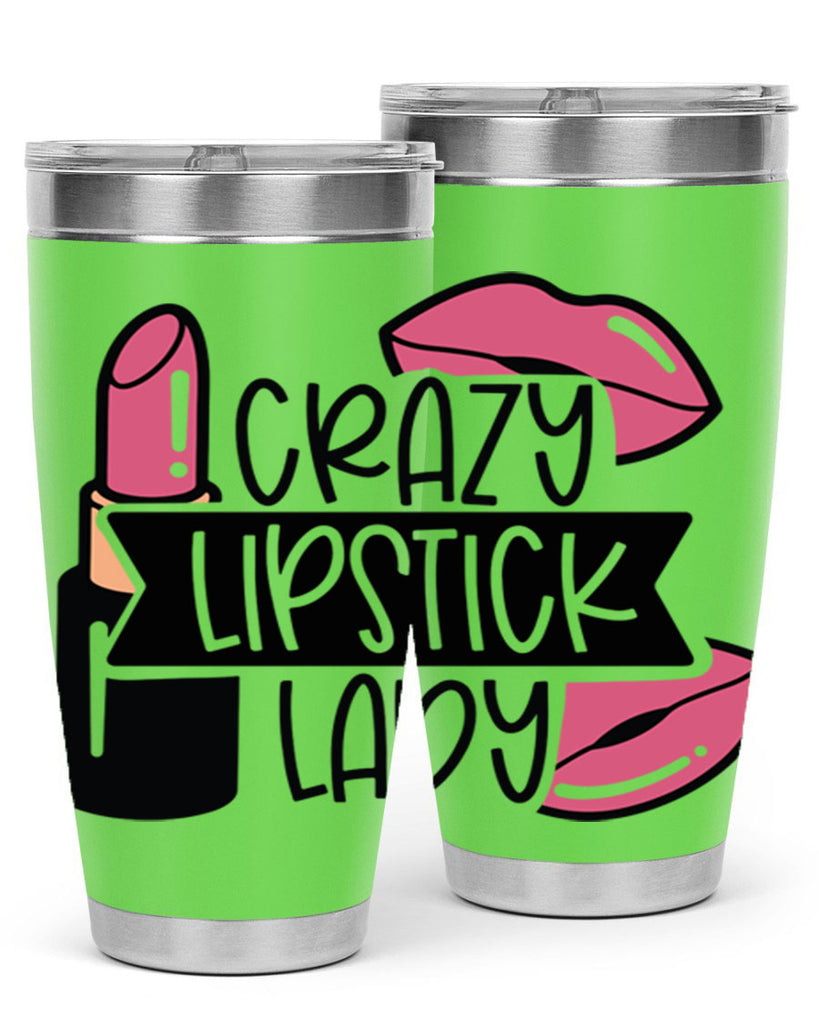 Crazy Lipstick Lady Style 108#- make up- Tumbler