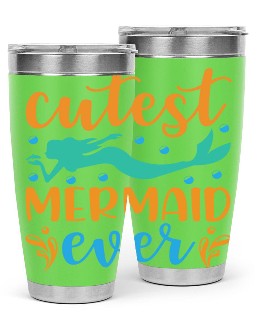 Cutest Mermaid Ever Design 102#- mermaid- Tumbler