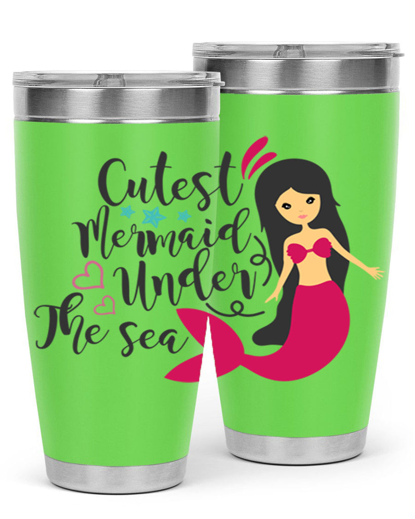 Cutest Mermaid under the sea 95#- mermaid- Tumbler