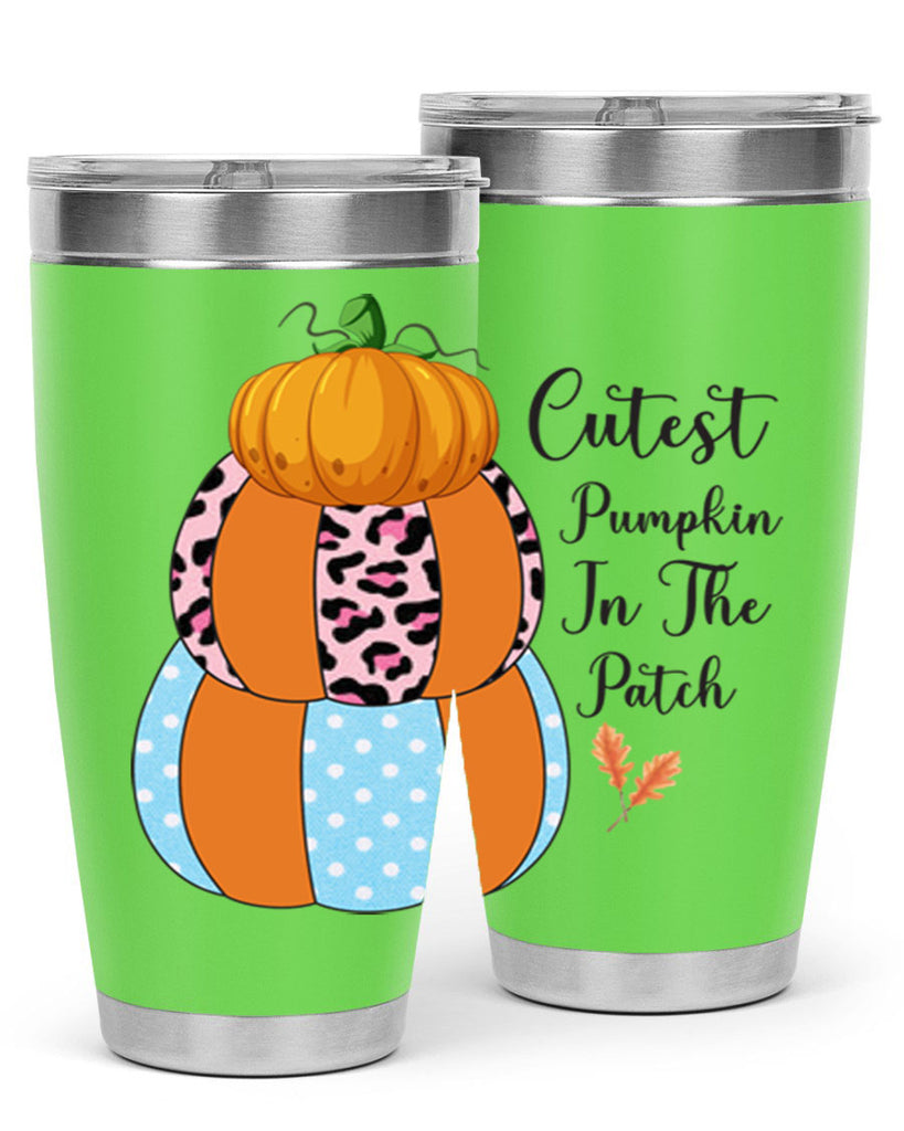 Cutest Pumpkin in the Patch 64#- fall- Tumbler