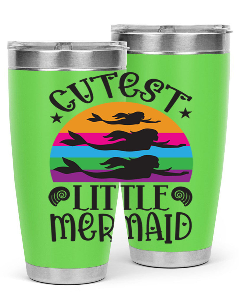 Cutest little mermaid 96#- mermaid- Tumbler
