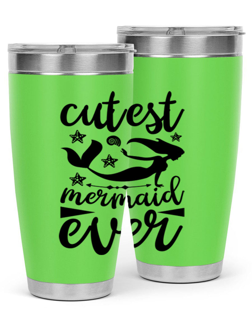 Cutest mermaid ever design 103#- mermaid- Tumbler