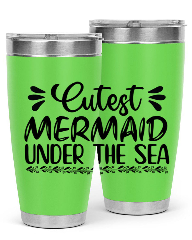 Cutest mermaid under the sea 105#- mermaid- Tumbler