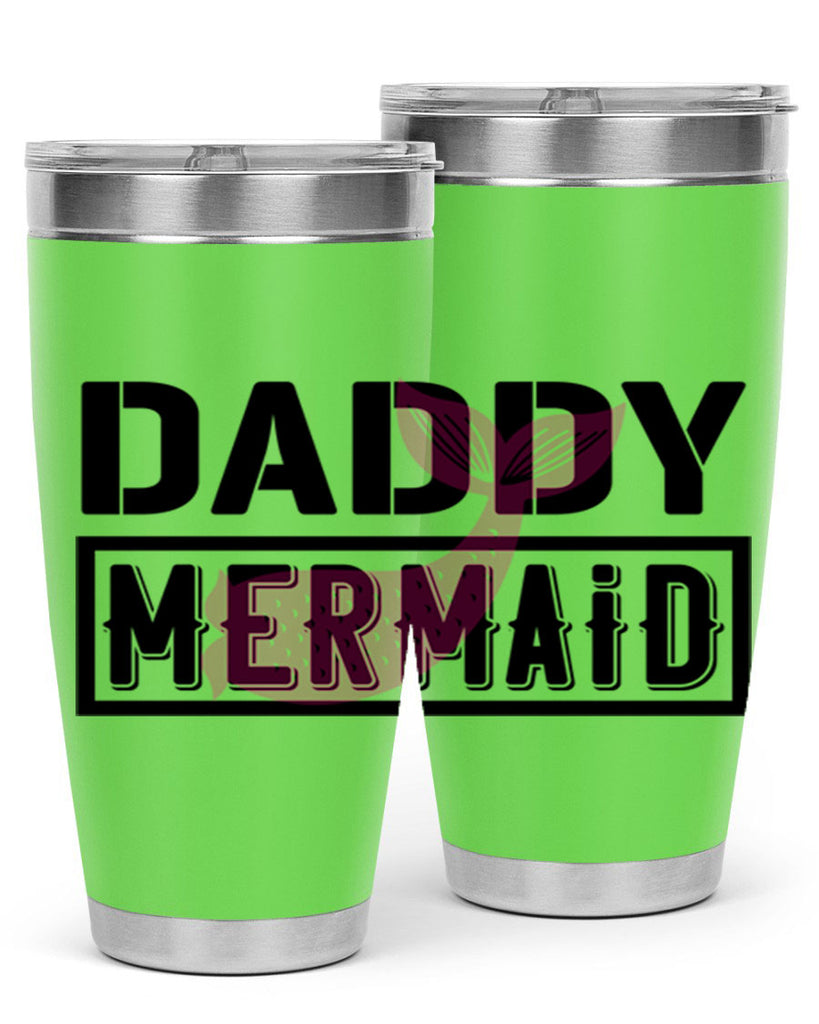 Daddy mermaid 112#- mermaid- Tumbler