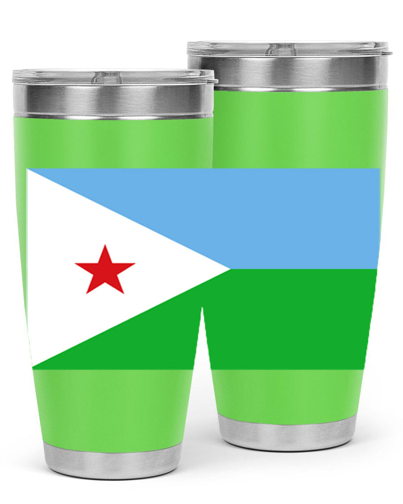 Djibouti 150#- world flags- Tumbler